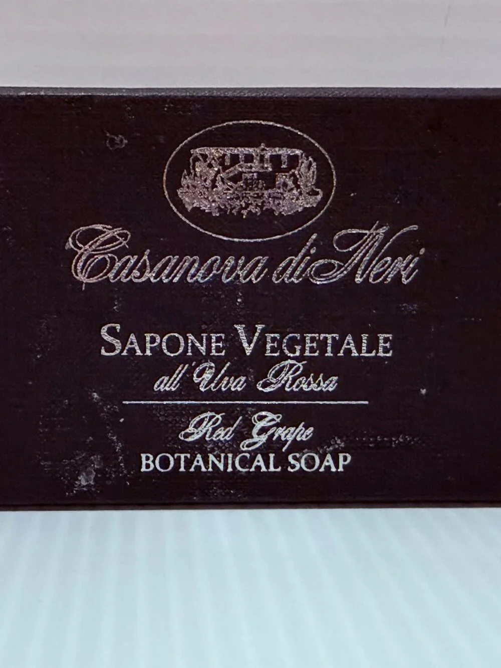 Casanova di Neri Red Grape Botanical Soap 3.5oz Italy Luxury Wine Vineyard Soap